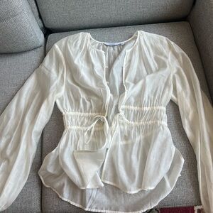&Other Stories Sheer Blouse